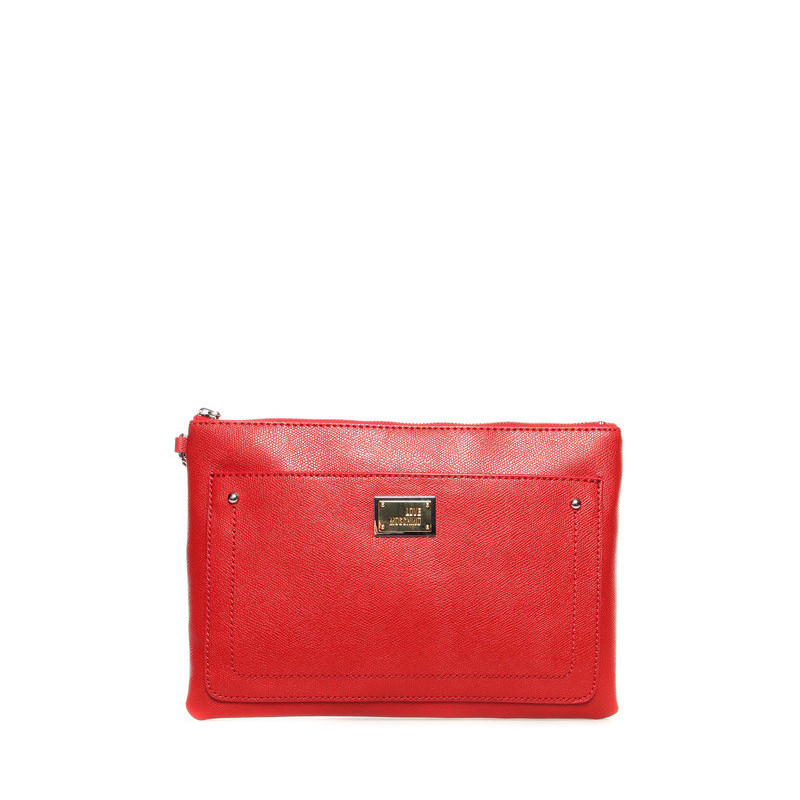 Clutch Moschino Love red